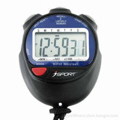 Large LCD 10-500 Laps Precise Stopwatch